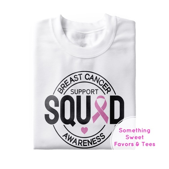 Breast Cancer Support Squad Tee - Picture 1 of 1